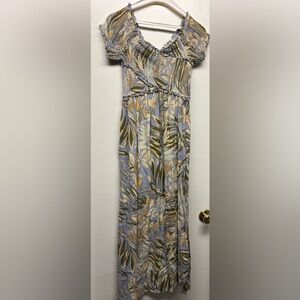 Patrons of Peace Floral Print Maxi Dress Size XS